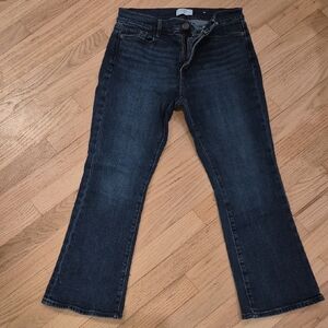 LOFT Dark Indigo Wide Leg Jeans